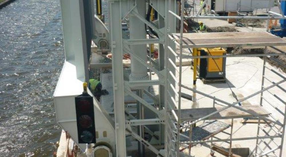 Zandvoordebrug hydraulic applications by Vameco Diksmuide