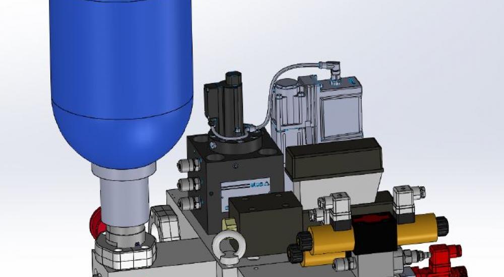 Vameco Diksmuide - Manifold servo-aangedreven cartridge - 3D-view